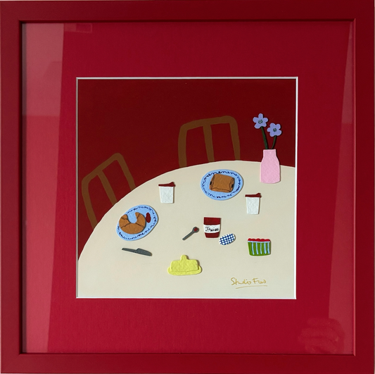 I'll Come Round, What's Your Coffee Order? - Original Painting