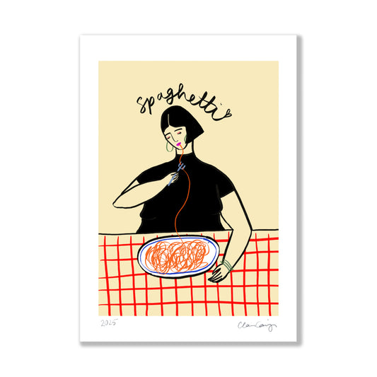 Spaghetti - Fine Art Print