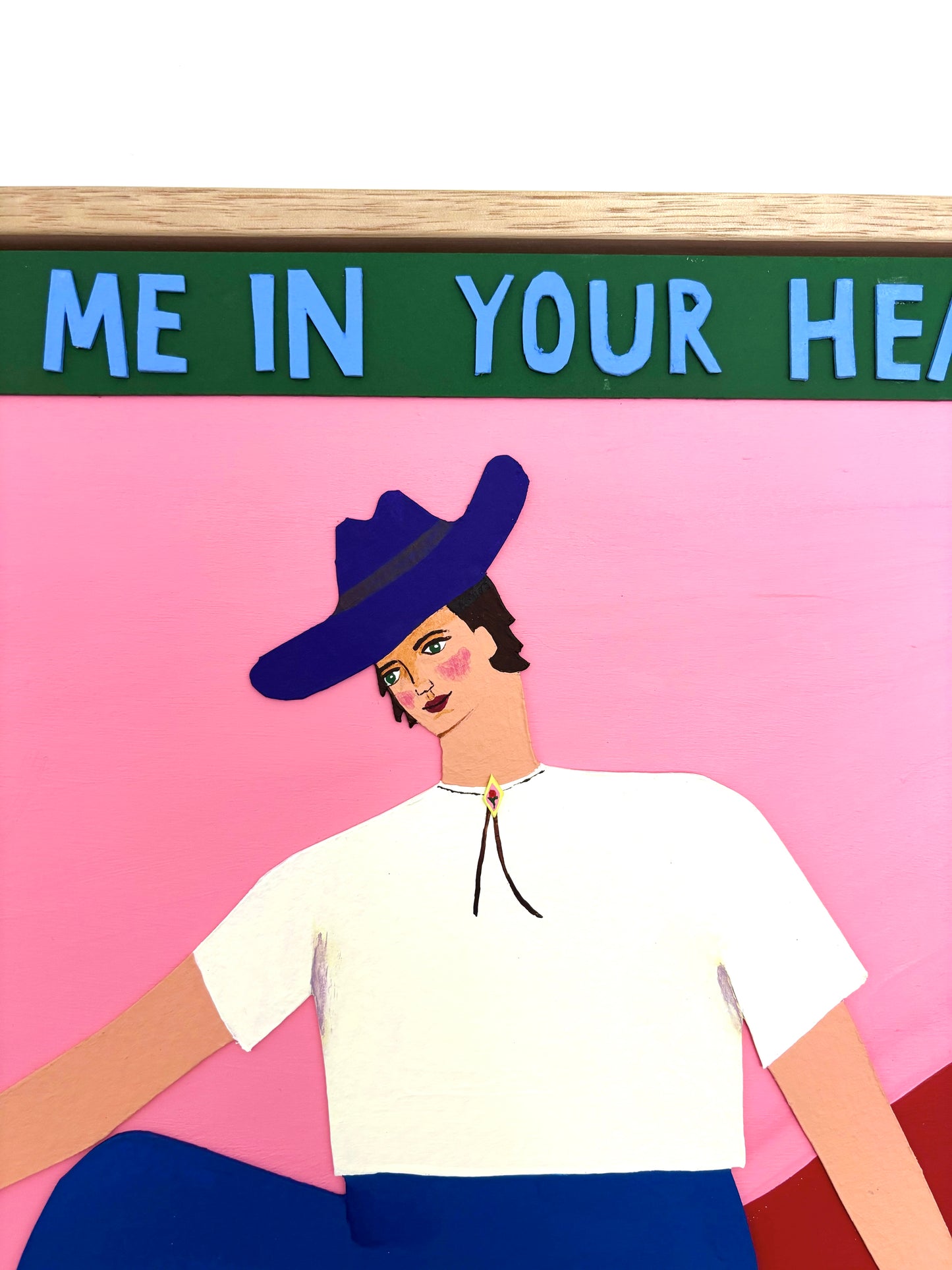 Find Me In Your Heart Original Framed Painting