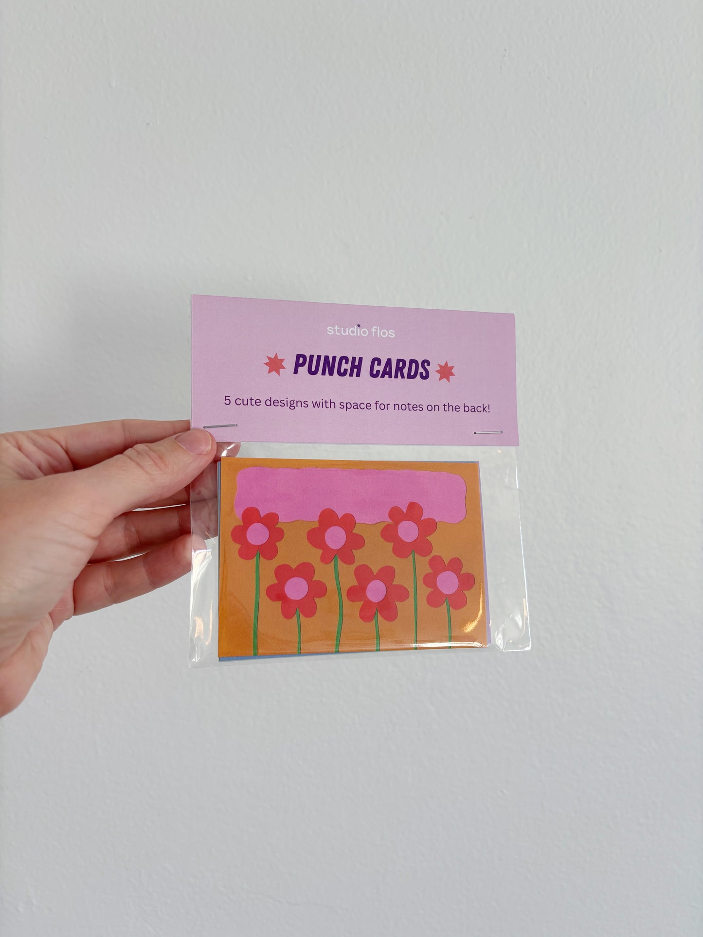 Customisable Illustrated Punch Cards Pack