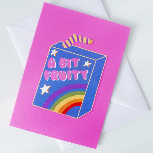 A Bit Fruity Greeting Card Fun LGBTQIA+