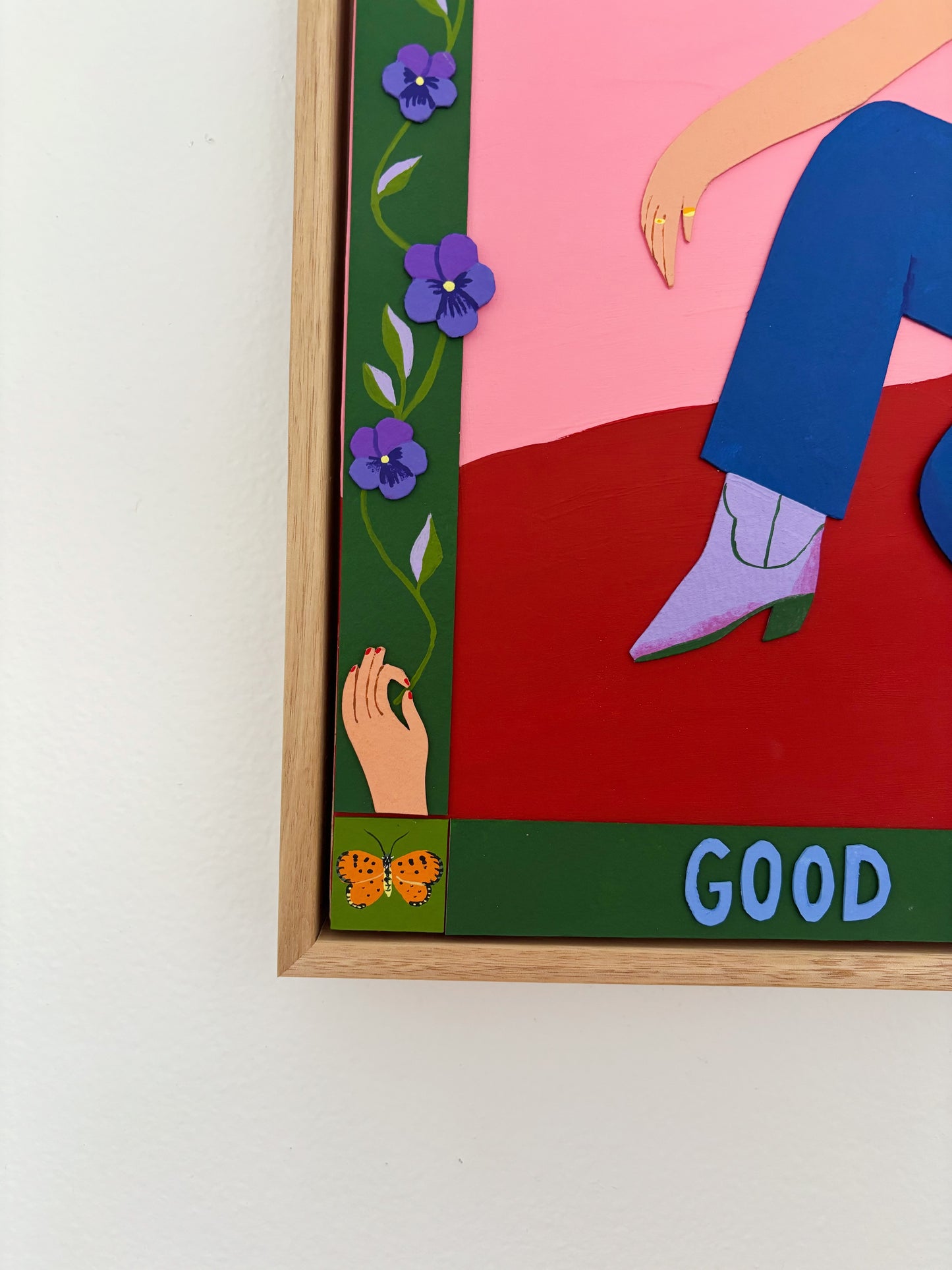 Good Luck, Baby - Original Framed Painting