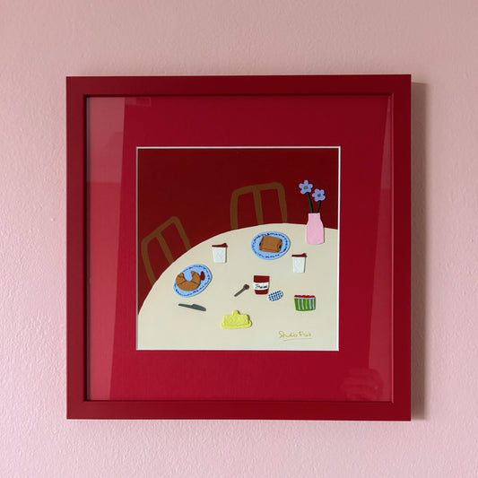 I'll Come Round, What's Your Coffee Order? - Original Painting