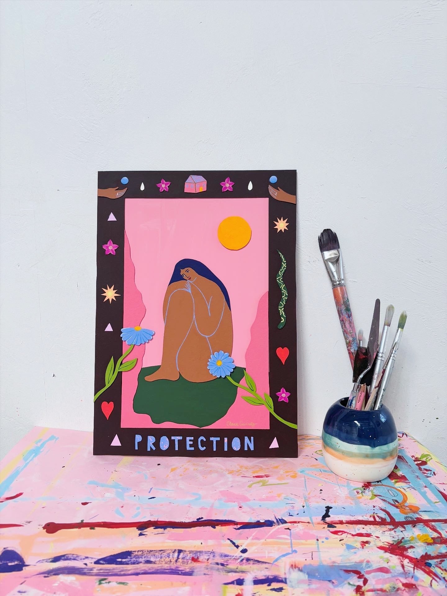 It's Within You Original Framed Painting