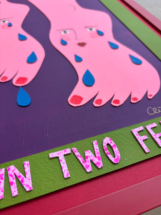 Standing On My Own Two Feet Original Painting