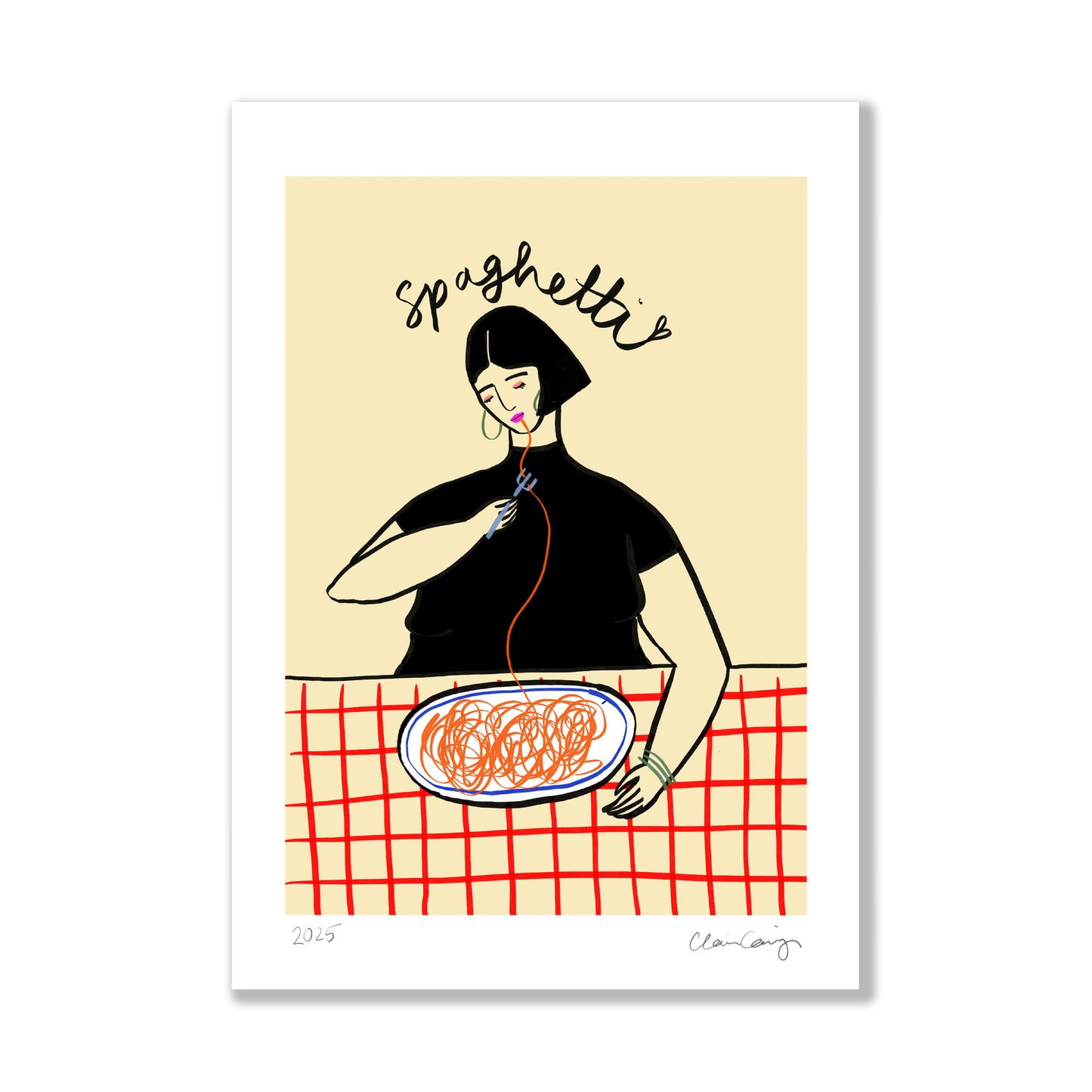 Spaghetti - Fine Art Print
